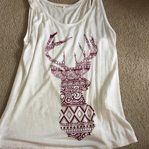 free kisses buck tank top